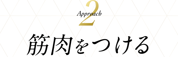 approach2 筋肉をつける